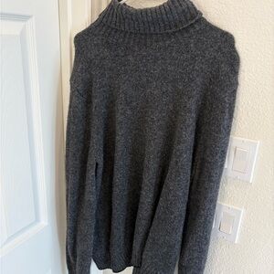 Express Charcoal Knit Sweater